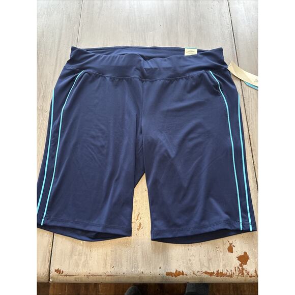 Lane Bryant Pants - NWT Livi Active Blue Knee Short Legging Size 18 20 Lane Bryant